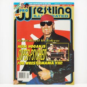 Pro Wrestling Illustrated 1992 Magazine Hulk Hogan Ric Flair WrestleMania WWF